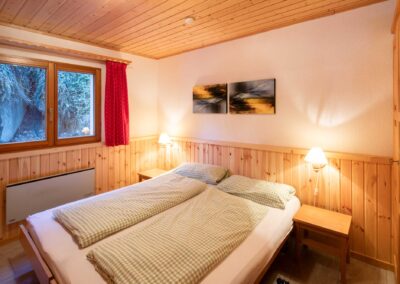 Fiesch - Chalet Annabelle - Ferienwohnung 3-Zimmer - Erdgeschoss - Schlafzimmer