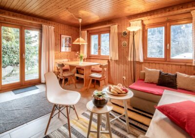 Fiesch - Chalet Annabelle - Ferienwohnung 3-Zimmer - Erdgeschoss - Wohnzimmer