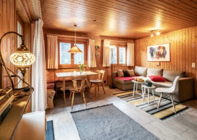 Fiesch - Chalet Annabelle - Ferienwohnung 3-Zimmer - Erdgeschoss - Wohnzimmer