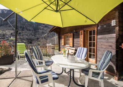 Fiesch - Chalet Annabelle - Ferienwohnung 5-Zimmer - Obergeschoss - Terrasse