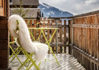 Fiesch - Chalet Annabelle - Ferienwohnung 5-Zimmer - Obergeschoss - Terrasse